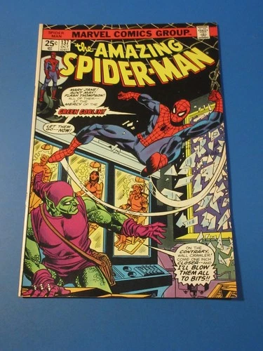 Amazing Spider-man #137 Bronze age 1st Full Harry as Green Goblin VF+ Beauty Wow