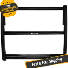 Go Rhino 3155B 3000 Series StepGuard Black Center Grille Guard