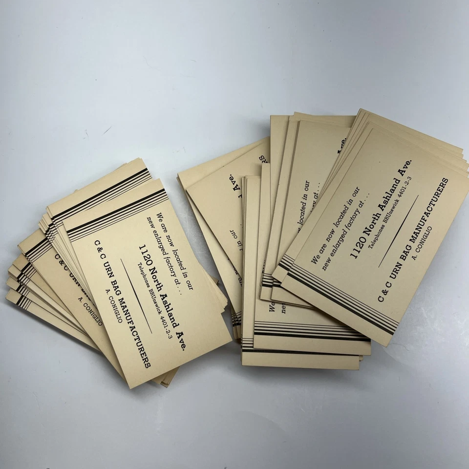 One Cent Jefferson US Post Card Design Unused Antique Beige Ephemera Lot Of 240 - Image 3 of 4