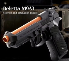 Soft Bullet Shell Ejecting Toy Pistol Blowback Action Outdoor Shooting Game Gun