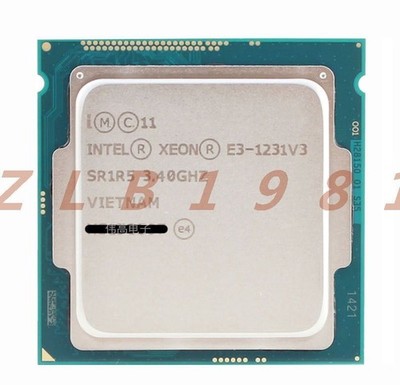 ONE   Xeon E3-1231 V3 bulk CPU NEW- official version #iv