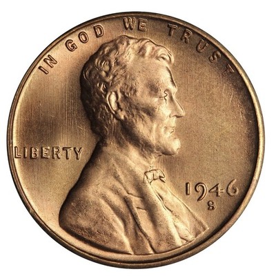 GEM BU RED 1946-S LINCOLN WHEAT CENT PENNY *UPGRADE YOUR ALBUM!*