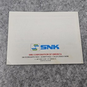 Ikari Warriors NES NINTENDO In Box With Manual 