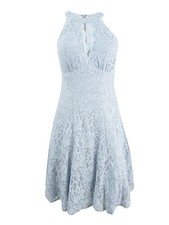 Nightway Women's Lace Fit & Flare Dress