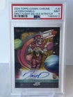 2024 Topps Cosmic Jayden Daniels First Flight Gold Interstellar Auto /50 PSA 9