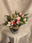 Spring Artificial Tulip Arrangement With Mother’s Day insert New With Tag