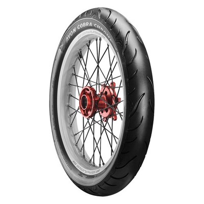 Avon 412001462a3-fe4422 Cobra Chrome AV91 Front Motorcycle Tire 130/70R-18 (63V)