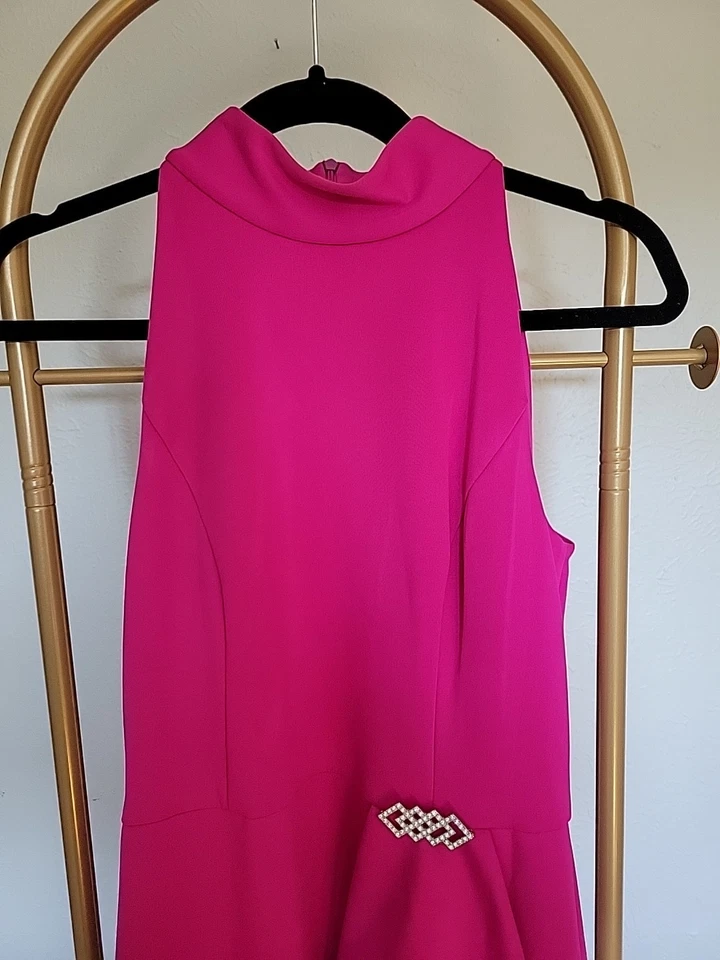 Vestido largo formal rosa Eliza J para mujer talla 8 Foto 2 de 4