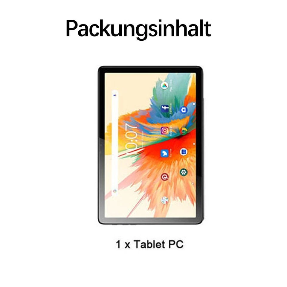 2025 PAD Tablet Android 15 24GB RAM+256GB 8580mAh 14 Zoll 2SIM LTE 5GWIFI GPS