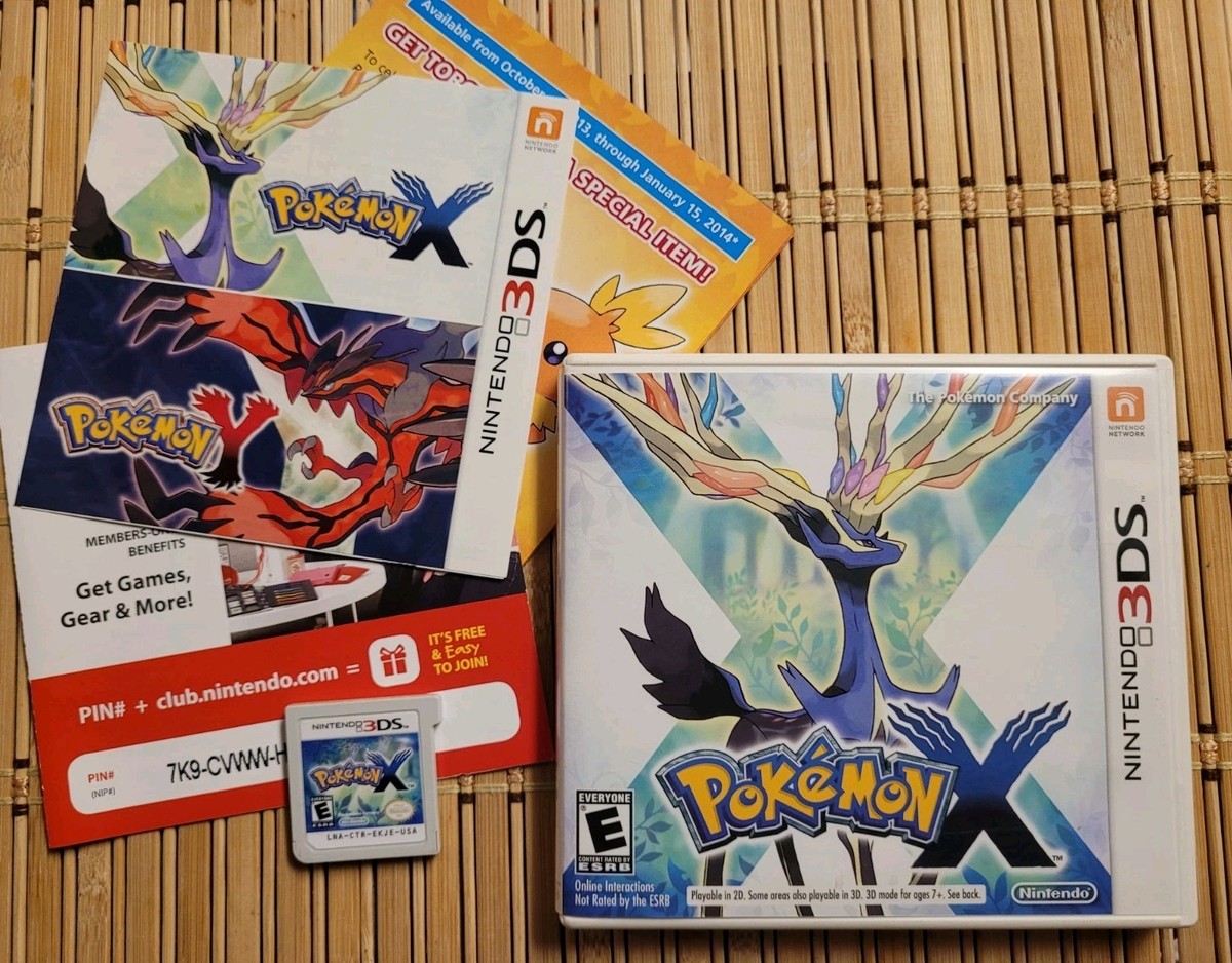 Pokemon X for Nintendo 3DS | 2DS | 3DS XL USA Version 2013