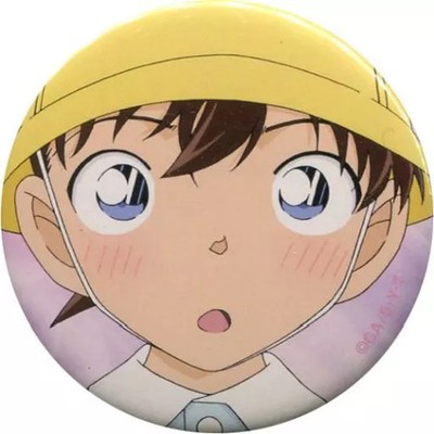 Detective Conan Shinichi Kudo Plaza Scene Metal Badge, 5.6cm Enamel Pin  Detect