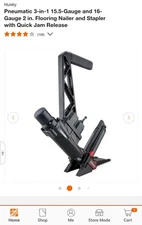 ⭐️NEW⭐️ HUSKY 3-In-1 Flooring Nailer and Stapler