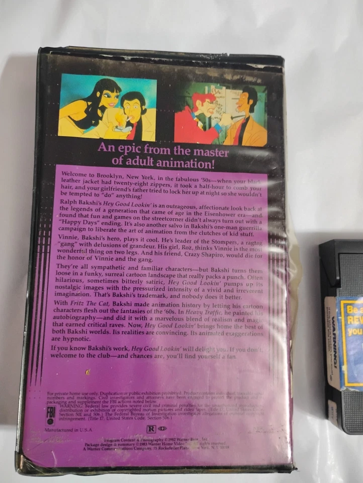 Hey Good Lookin vhs Ralph Bakshi animation - Image 4 of 4