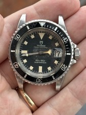 1970 Tudor Submariner 7021 40mm Blue Snowflake Rolex Case Crown Serviced