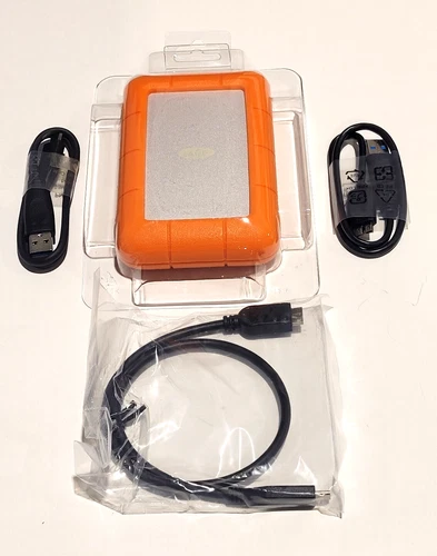LaCie Rugged Portable UCB 3.0 Enclosure for up to 5TB 15mm thick SATA 2.5" HDD