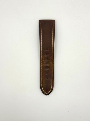 Panerai OEM Dark Brown Calfskin Leather Strap 26mm/22mm | eBay display picture 3