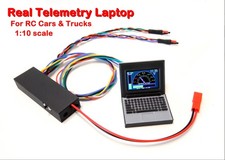 Akcesoria Rc w skali 1:10 Laptop Wyświetlacz telemetryczny do samochodów osobowych i ciężarowych lipo 3-6s.