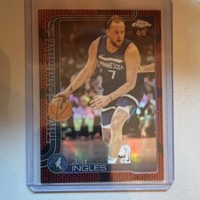 Topps 2025-26 Chrome Joe Ingles  #142 Minnesota Timberwolves 4/5 🔥🔥🔥🔥