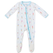 Bamboo Little Soft Baby Footie Pajamas, Baby Clothes, Newborn Sleepers, 95 Visc