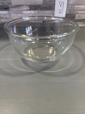 Clear Glass Unmarked 8 1/4” Mixing Bowl