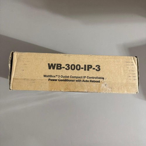 WattBox WB-300-IP-3 IP Power Conditioner with OvrC Connect | 3 Controlled Outlet - Afbeelding 5 van 10