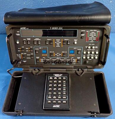 TTC T-BERD 224 PCM Communications Analyzer w/ Signaling Keypad + 10 Opts