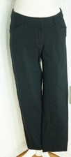 ZAC & RACHEL Slim Leg Pants Women's Sz 8 Black Rayon Blend Straight (31 x 27)