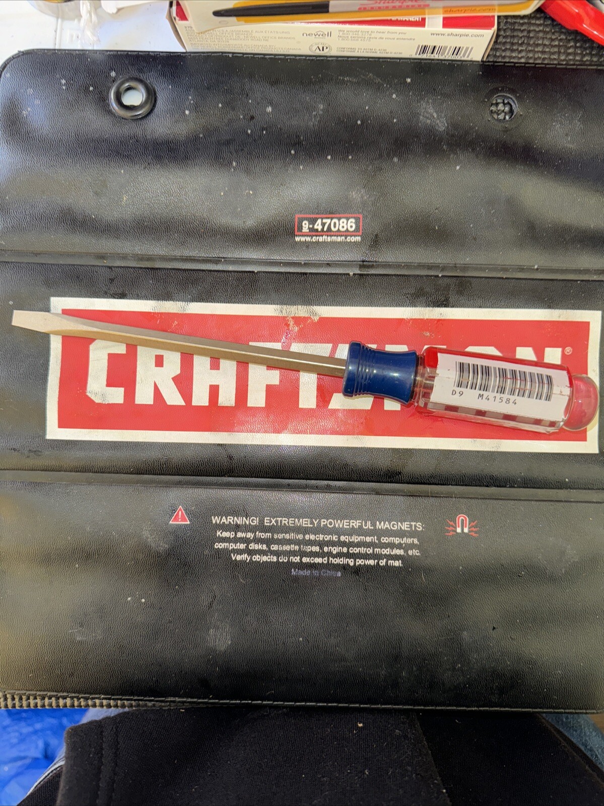 Sears Craftsman Nos USA 1/4” Slotted Screwdriver 6” Blade 41584 Western