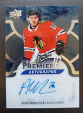 2017-18 UD Ice Alex DeBrincat Ice Premieres Autographs Rookie Auto 222/299