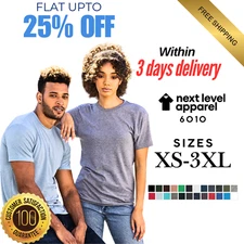 NL205 Next Level 6010 Unisex Short Sleeve Tri Blend Crew Neck Stylish T-Shirt