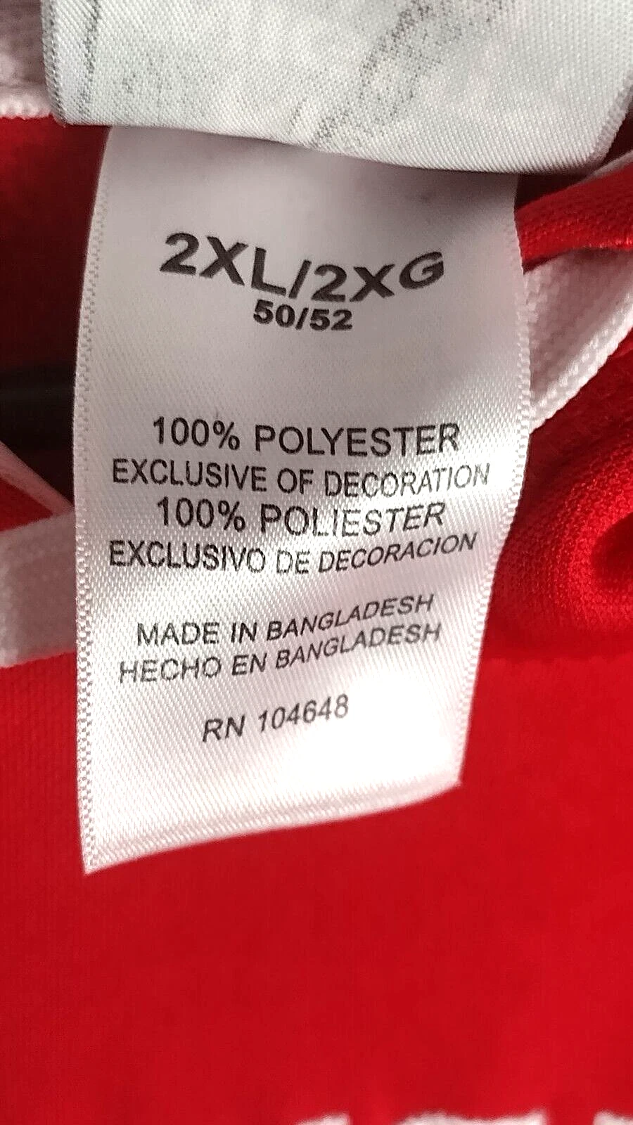 VETEMENTS FELPA CON CAPPUCCIO WISCONSIN BADGERS Football UOMO 2XL Knights Abbigliamento Nuova