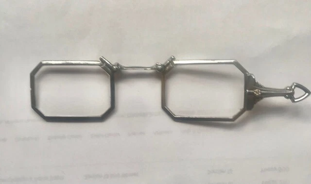 Gafas de ópera Lorgnette Sterling de 1800 Foto 4 de 4