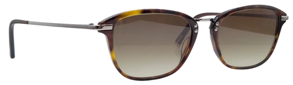 Calvin Klein CK7102 Brown Oval Titanium Sunglasses Japan W/ NEW LENSES! - Image 2 of 4