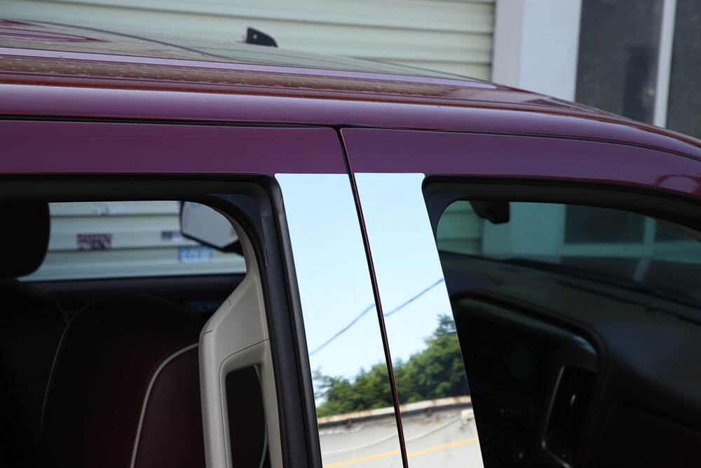 6X Chrome Pillar Posts For CHEVROLET Silverado 1500 2019-2022 Door