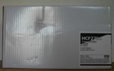 Toner black 4-er Set für Hewlett Packard Laserjet Pro M 12 A wie HP CF279A