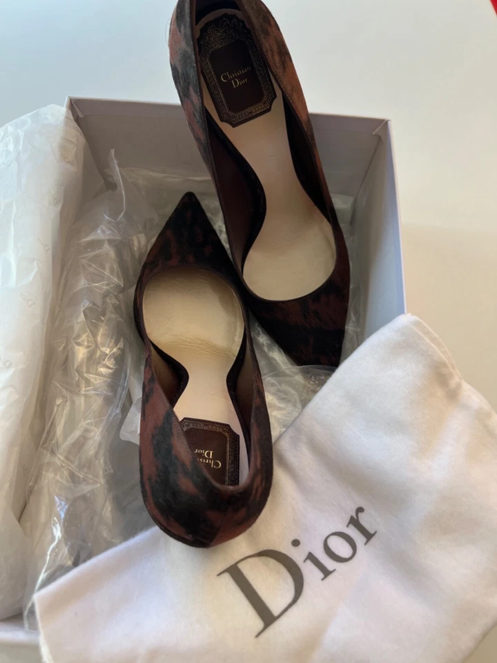Christian Dior Heels Pump EU38, US7.5 Brown Excellent condition - Image 4 of 4