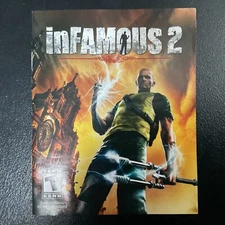 Infamous 2 PS3 PlayStation 3 Instruction Manual Only