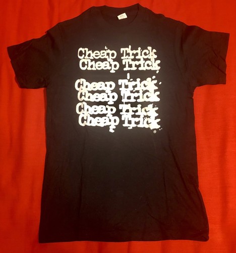 Vintage 80s Cheap Trick Rock Band T 