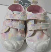 Cat Jack Girl's Toddler Parker Shoes Size 5 Multicolor Pink/Blue/Purple/White