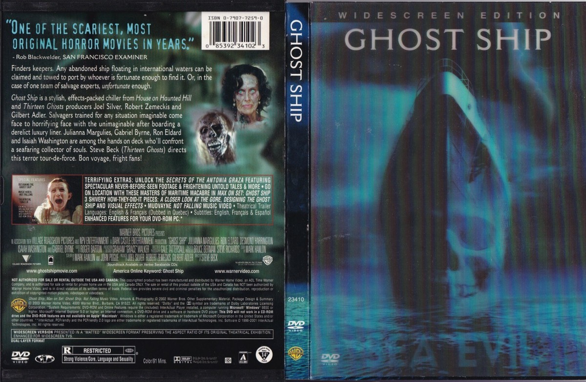 Ghost Ship (Widescreen DVD, 2003) 85392341023 | eBay UK