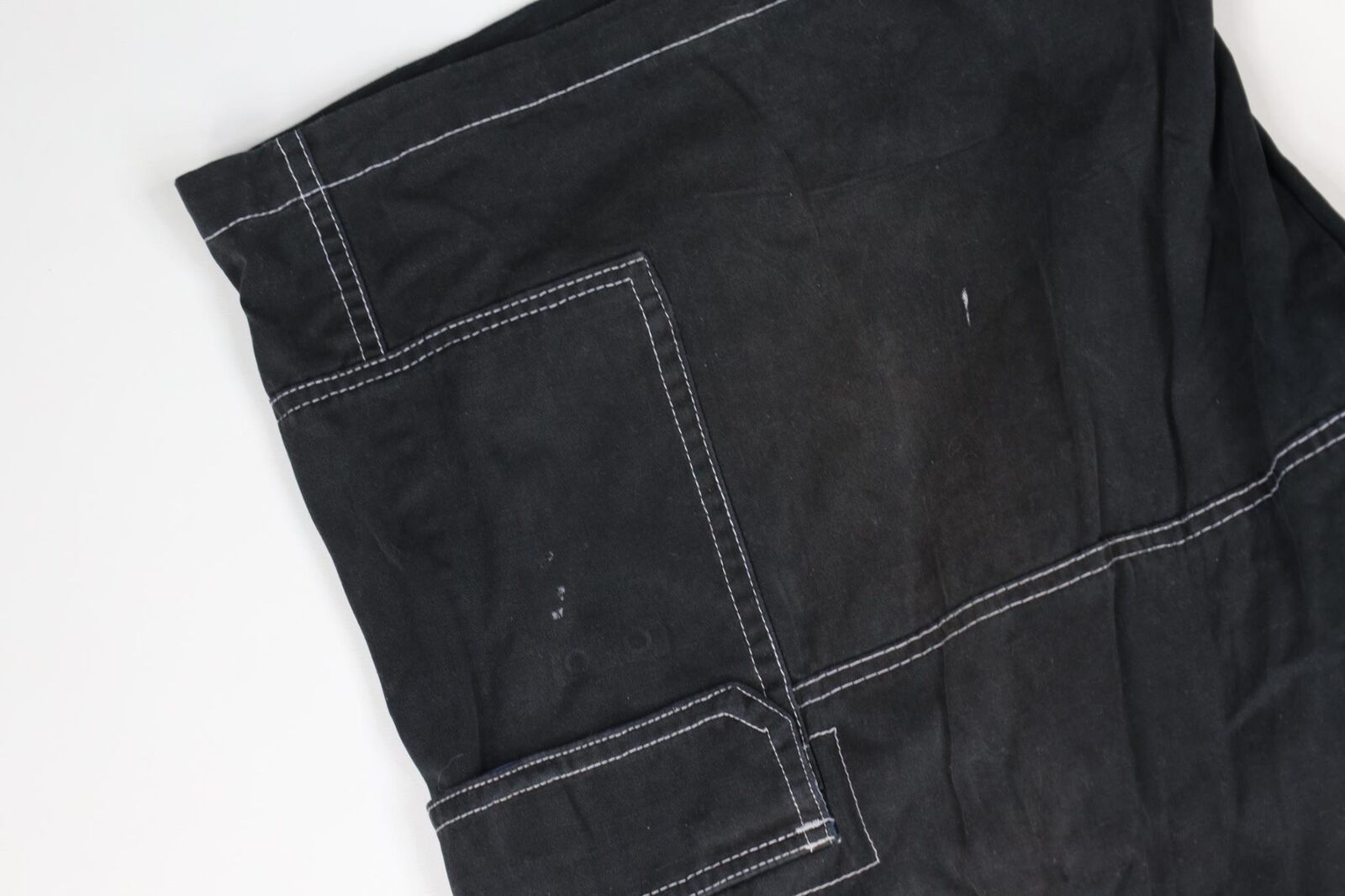 Vtg 90s Streetwear Mens 32 Distressed Baggy Fit S… - image 5