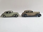 DINKY RILEY 40A + DINKY ROLLS-ROYCE SALOON 30B x 2 VINTAGE DIECAST