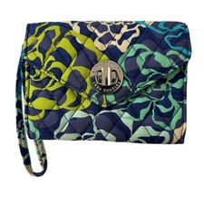 Vera Bradley NWT Katalina Blues Your Turn Smartphone Wristlet Wallet MRSP 44