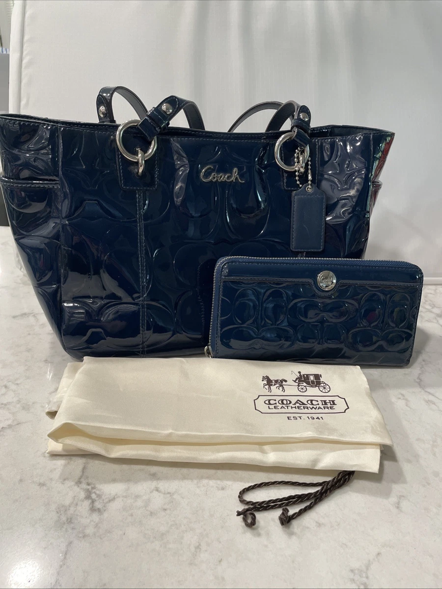 25+ Coach Blue Patent Bags & Handbags for Women for sale | Updated