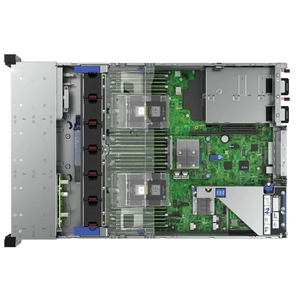 HP DL380 G10 16SFF(SATA/NVMe): 2x 12-Core Xeon Gold 5118 128GB RAM Gen10 Server - Immagine 3 di 4