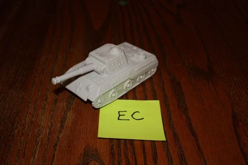 Vintage Marx Battleground Light Gray German #351 Army Tank EC - MPC, Timmee