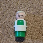 Fisher-Price Little People Man with Glasses Figure Vintage Toy 1963-1996
