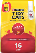 Purina Tidy Cats Clumping Cat Litter Odor Control, 24/7 Performance Multi Cat Li