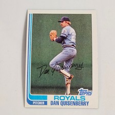 Dan Quisenberry Royals 1982 Topps Baseball Card #264 Pitcher