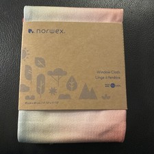 NEW Norwex Window Cloth Microfiber with BacLock Sunset